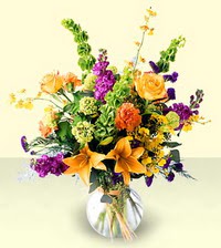  Kıbrıs online çiçek gönderme sipariş  cam yada mika vazoda mevsim çiçekleri