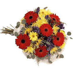 karisik mevsim demeti  Kıbrıs 14 şubat sevgililer günü çiçek 