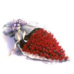  Kıbrıs hediye sevgilime hediye çiçek  101 adet kirmizi gül buketi - daima sevenler 