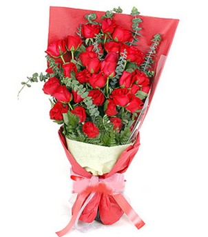  Kıbrıs çiçek satışı  37 adet kırmızı güllerden buket